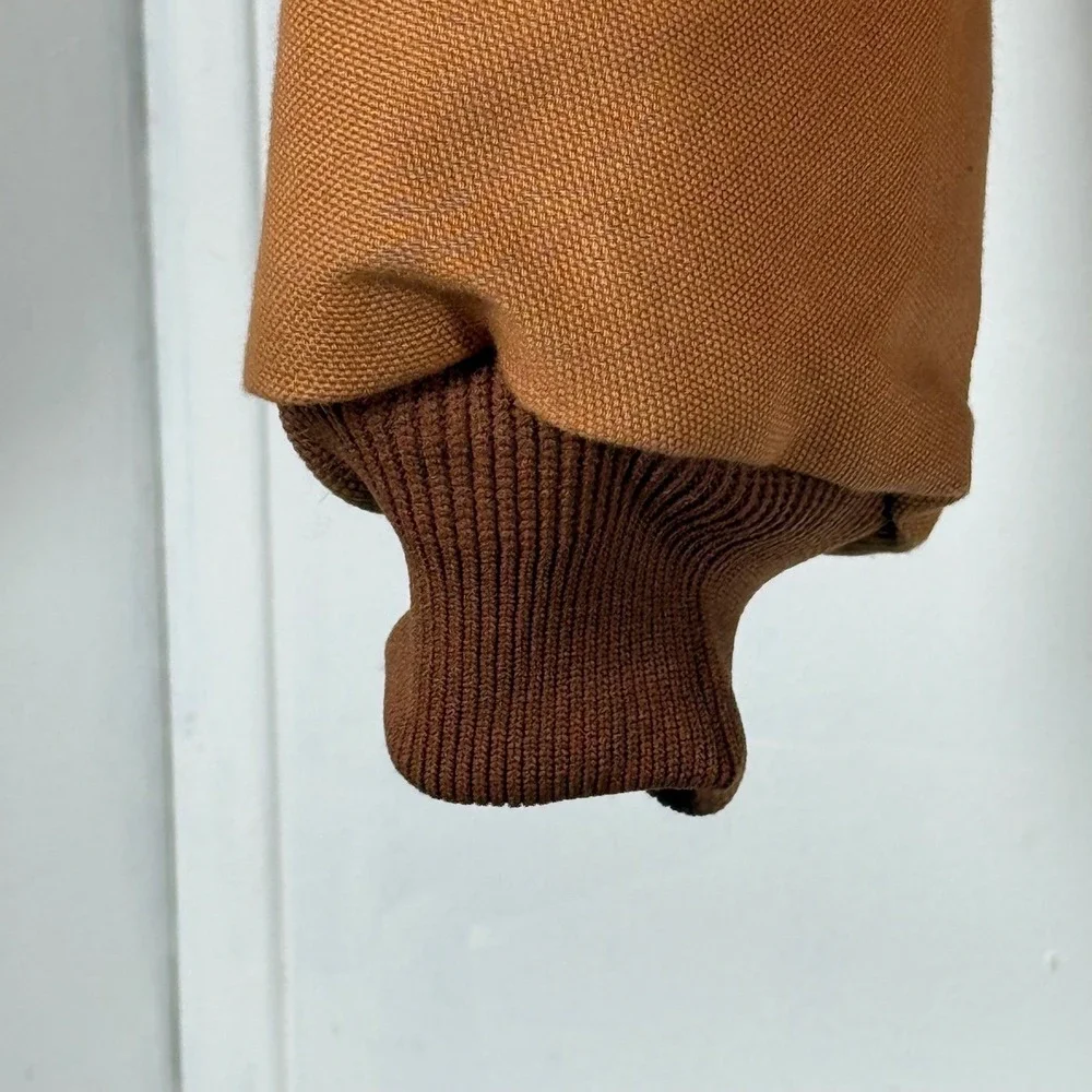 Carhartt J140 Firm Duck Insulated Active Jac Brown XL Tall OJ0140-M